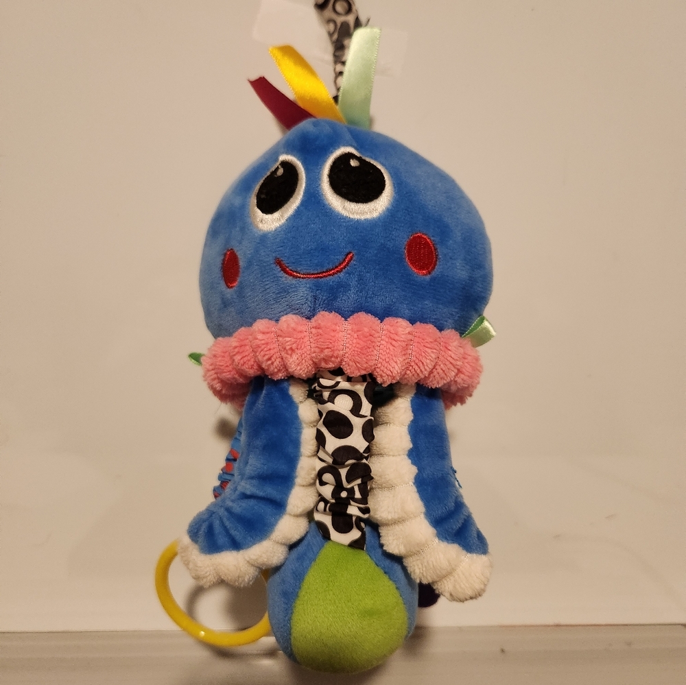 Walgreens Blue Octopus baby plush rattle.